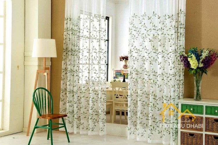 Classic Embroidered Curtains Abu Dhabi