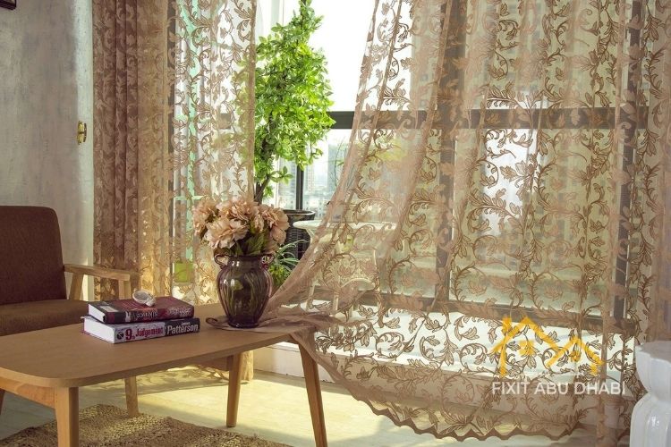 Super Embroidered Curtains Abu Dhabi