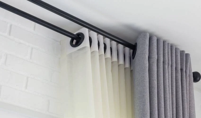 How To Hang Grommet Curtains With Sheers?