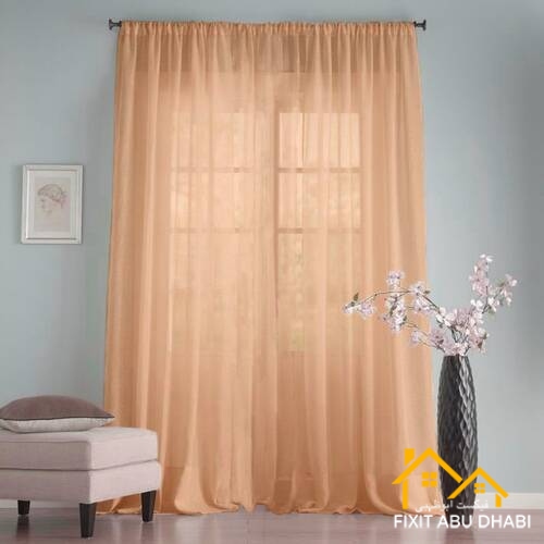 chiffon curtains