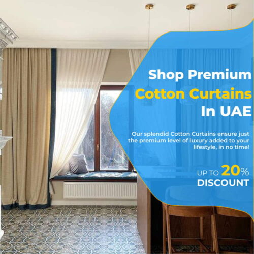 Cheap Cotton Curtains in Abu Dhabi