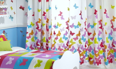 butterfly curtains for kids