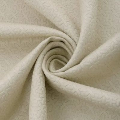 Cream Rhythm Fabric