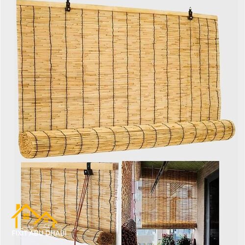 Bamboo roll blinds