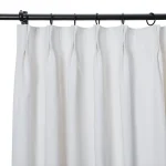 Cotton Mix Pleated Curtain 01