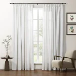 Cotton Mix Pleated Curtain