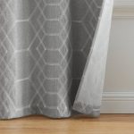 Geometric Embroidered Blackout Curtains 02