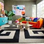 Maize-Hued Deep Bedroom Rug 02