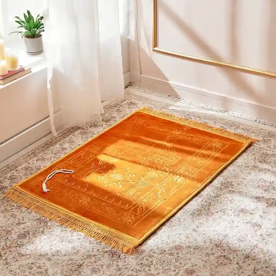 Devotion Orange Prayer Mat 01