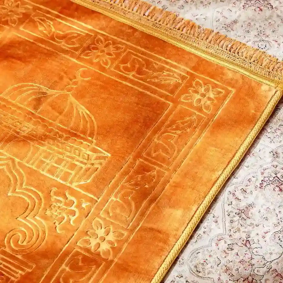 Devotion Orange Prayer Mat 02