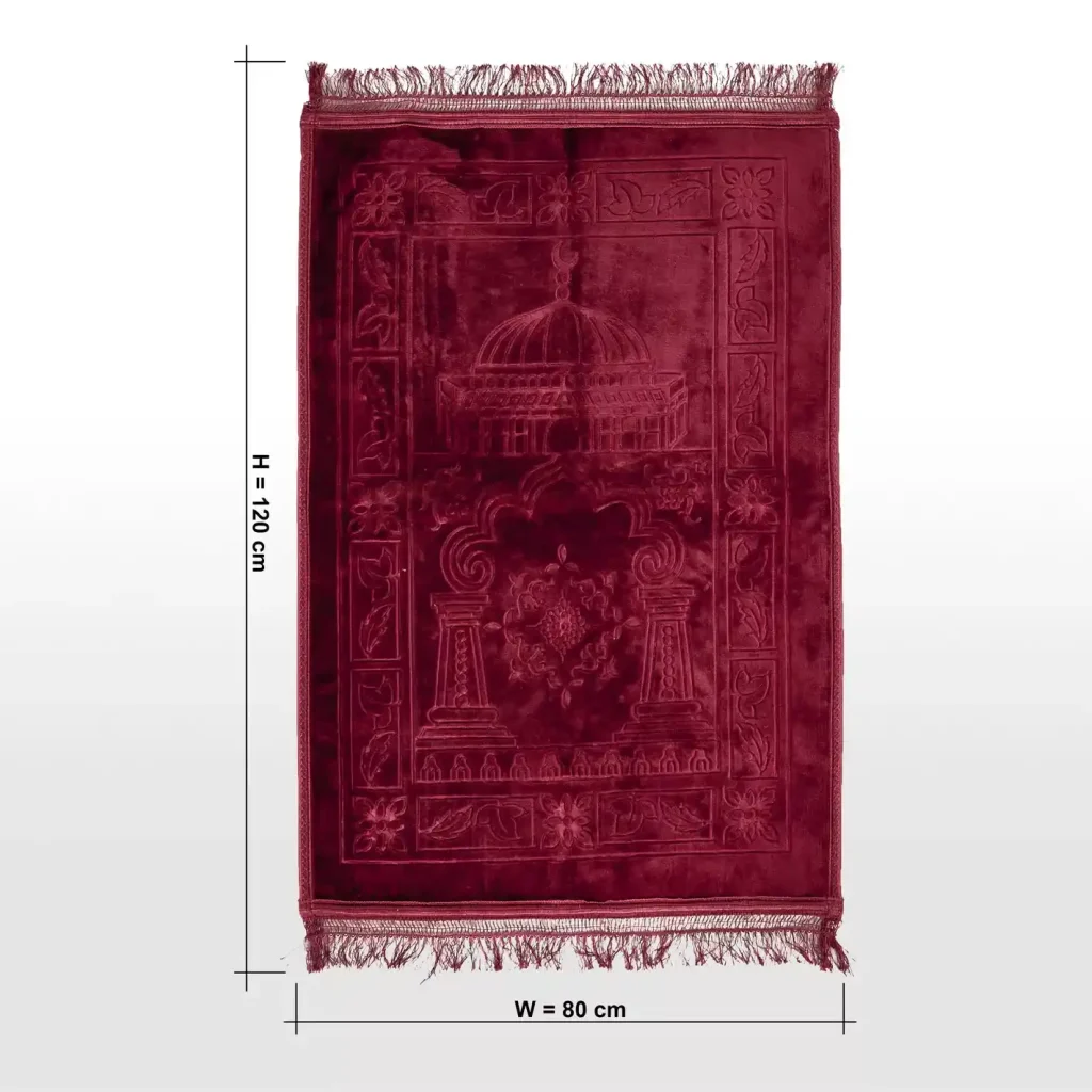 Devotion Red Prayer Mat 04