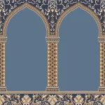 Sky Blue Hira Masjid Carpet