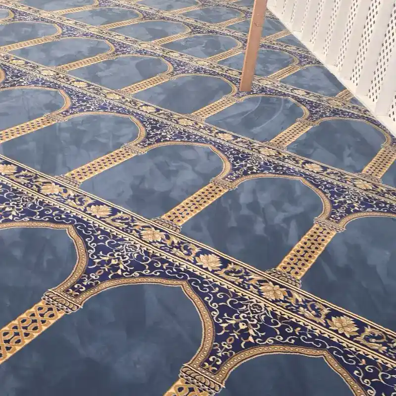 Sky Blue Mosque Carpet
