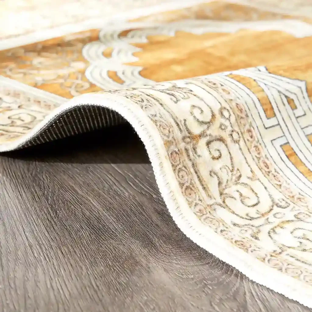 Yellow Printed Prayer Mat 02