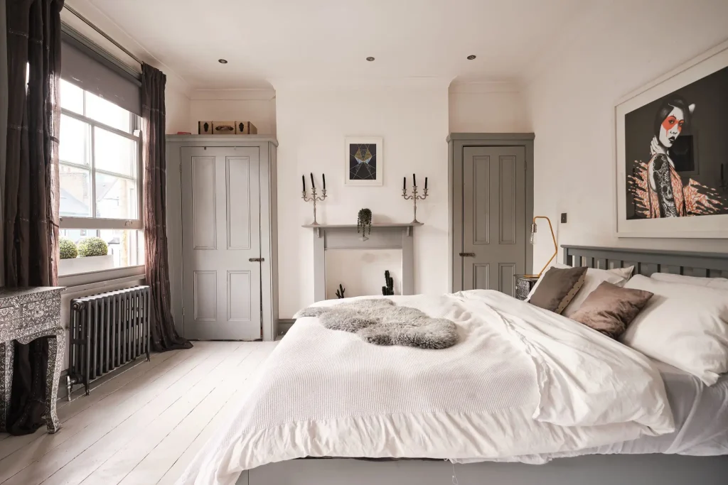 Bedroom Renovation with Green Color