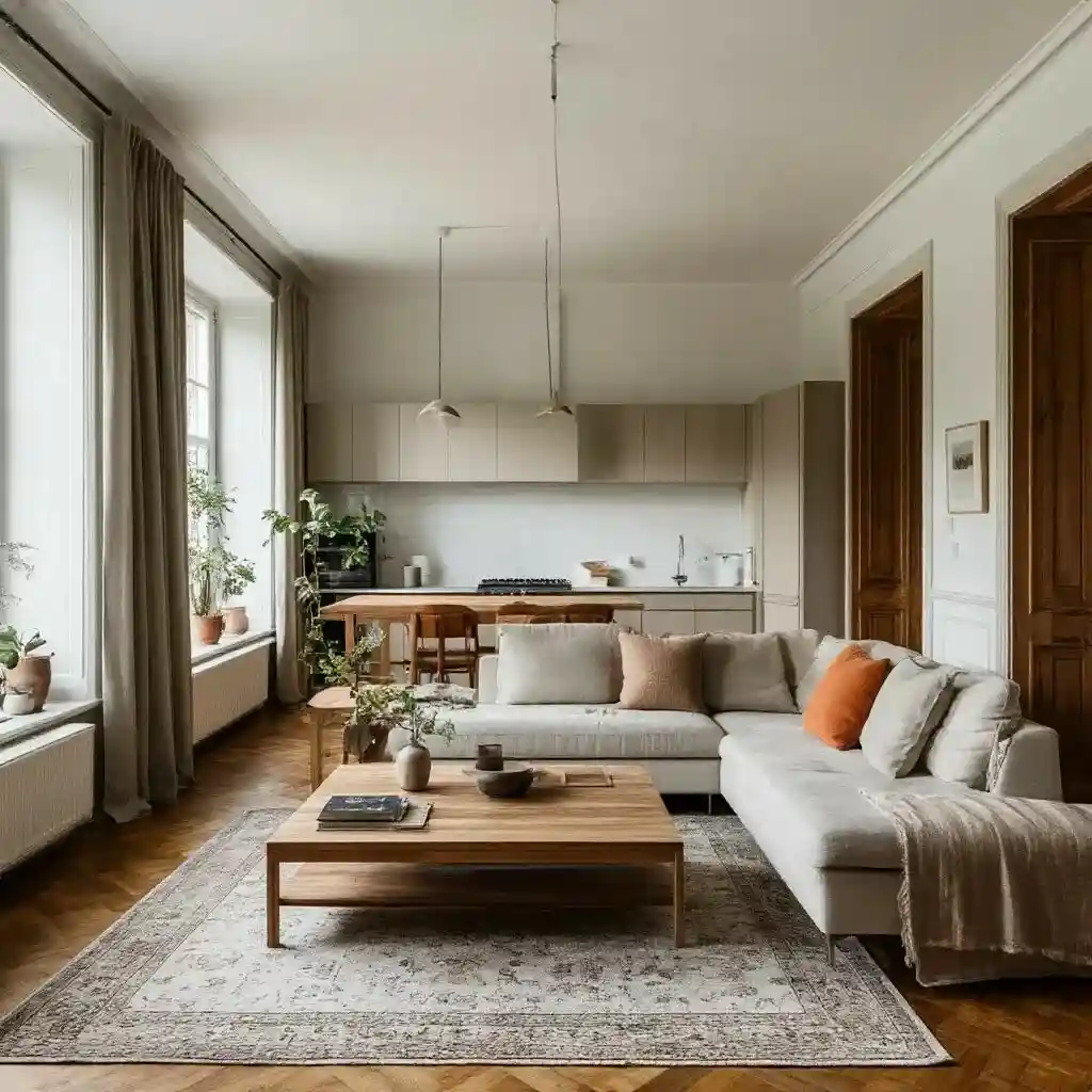 Modern apartment kitchen makeover