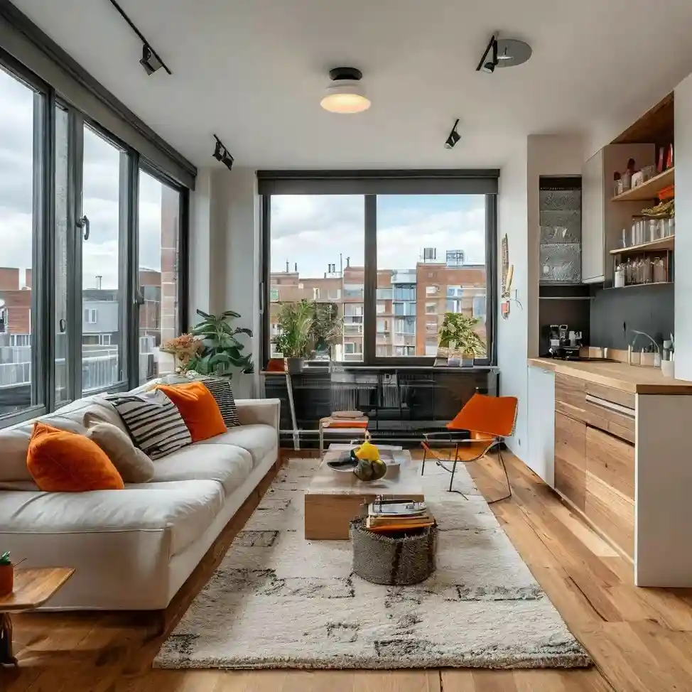 Stylish apartment interior renovation