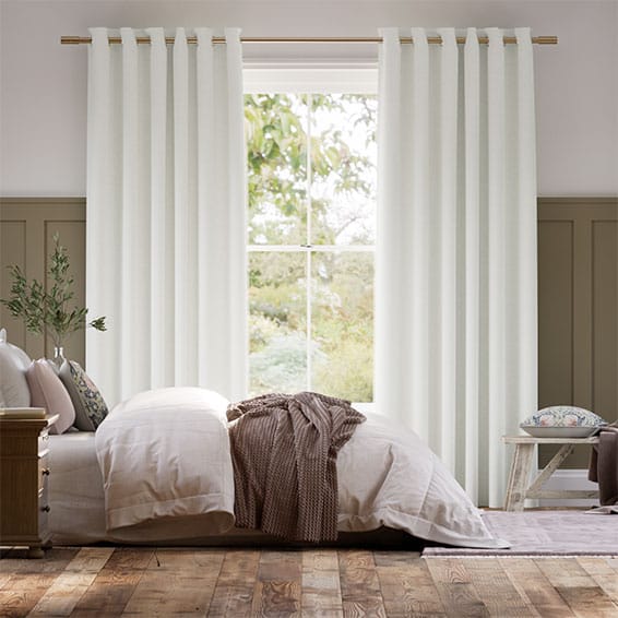 Layla Bright White Curtains