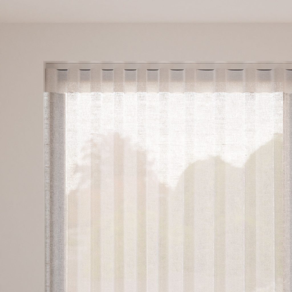 Madagascar Voile Neutral Curtains