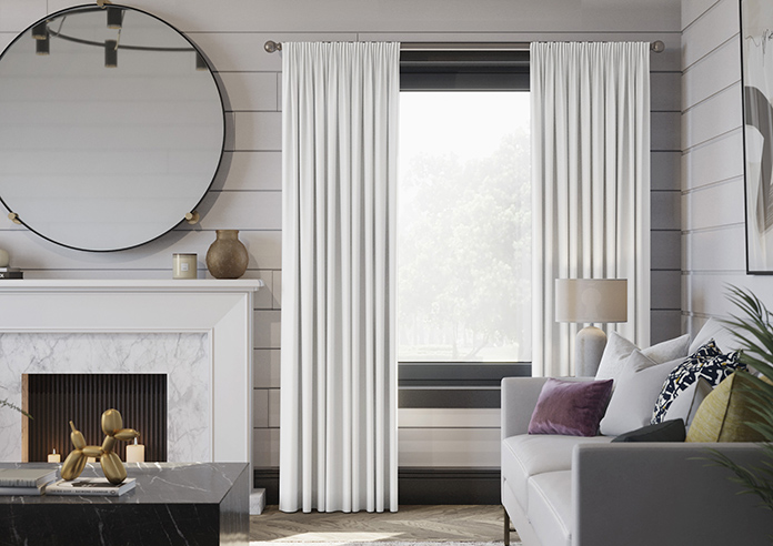 Medina White Curtains