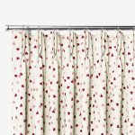 Scattered Hearts Pink Curtains