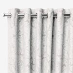 Acanthus Jacquard Ivory Curtains