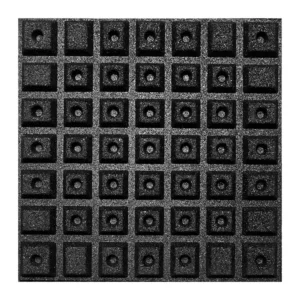 43mm PRO Anti-Shock Rubber Gym Flooring Tile