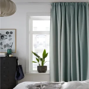 Aqua Marine Pitch Black Blockout Curtains