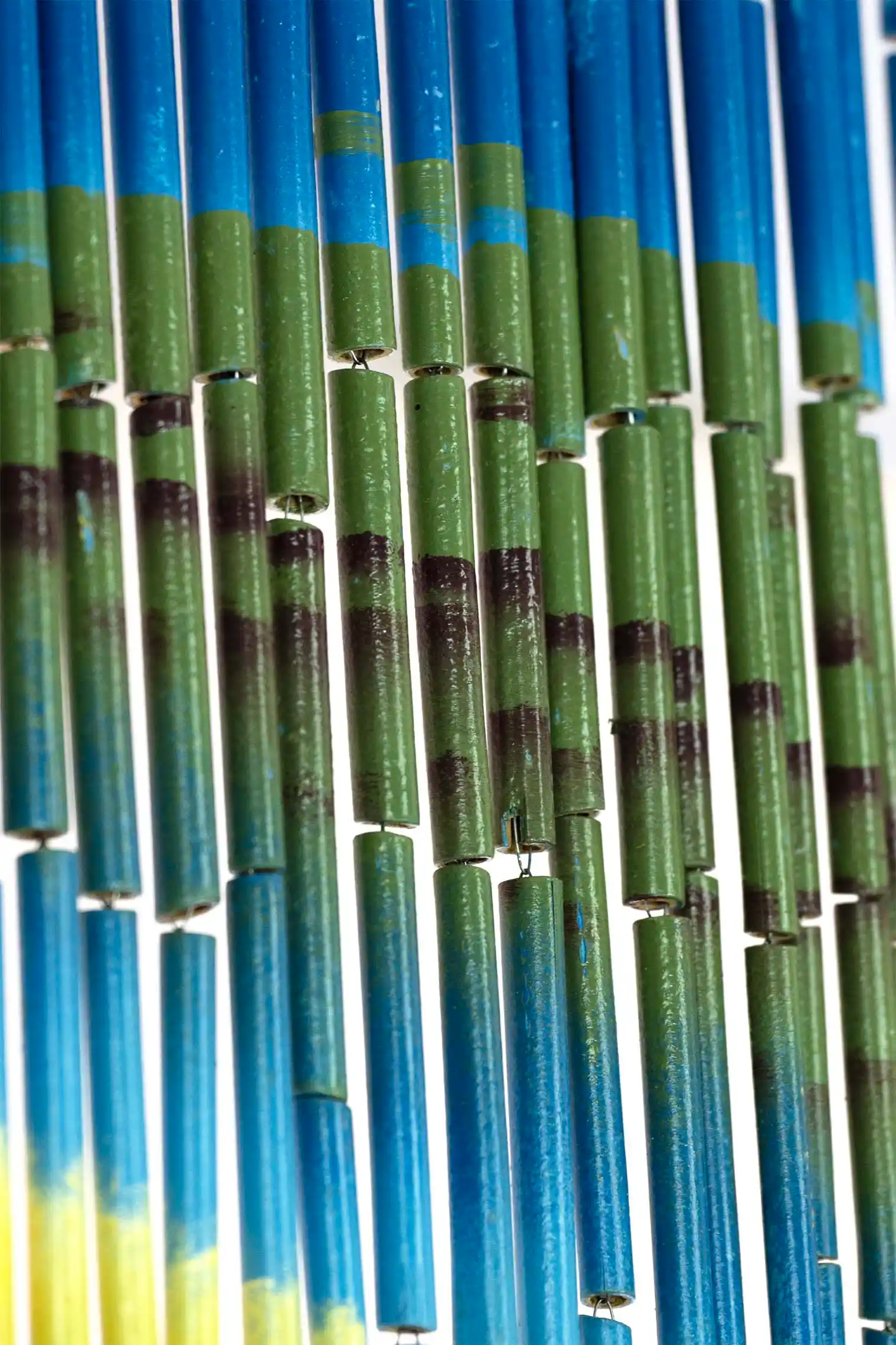 Bamboo Bead Curtain - Tropical Sunset - Image 4