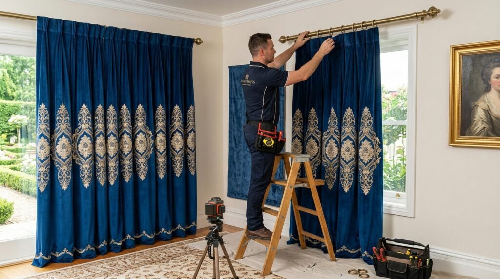 Hire Our Professional Team For Skilled Bedroom Curtains Installation