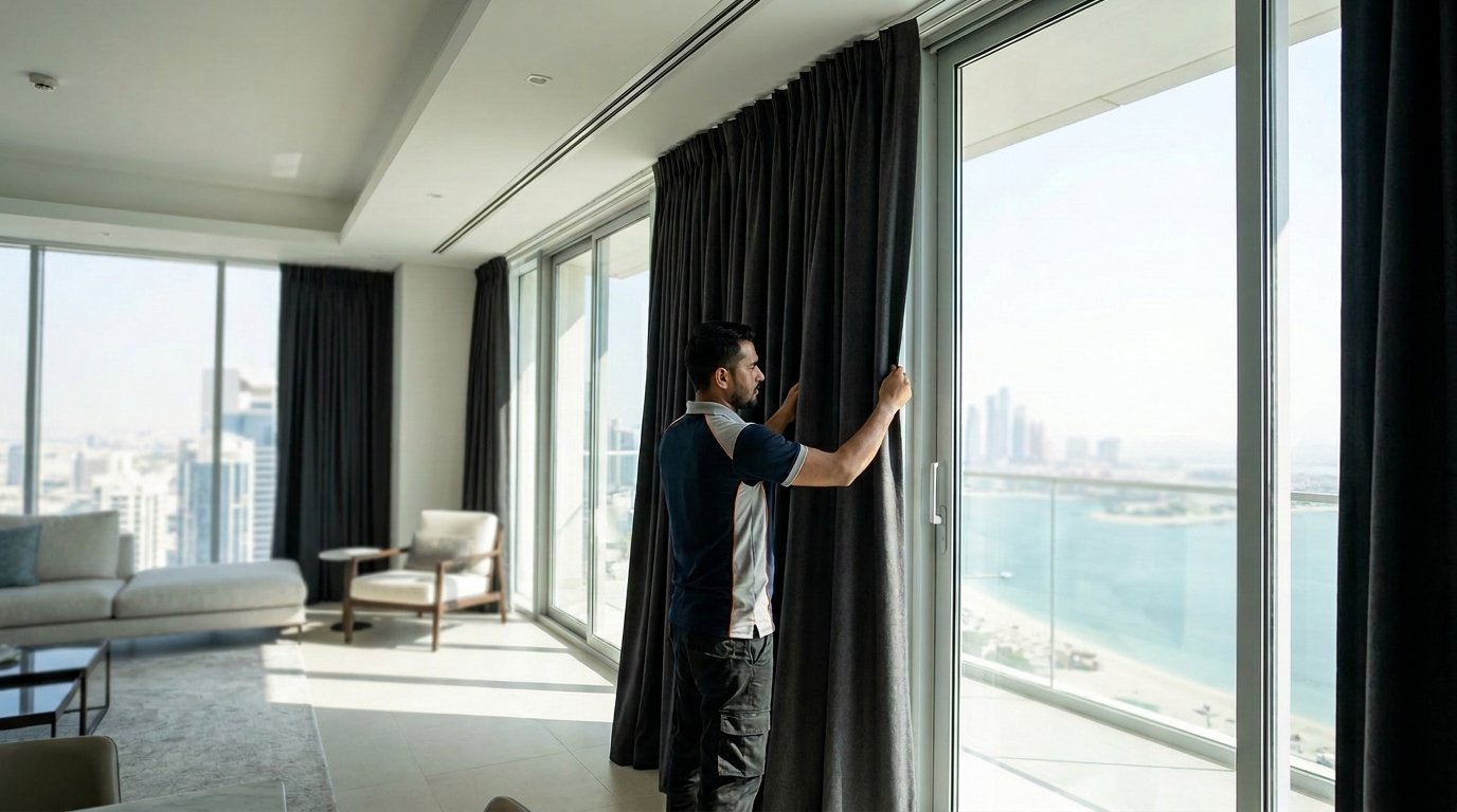 Hire Us For A Professional Blackout Curtain Installation In Abu Dhabi