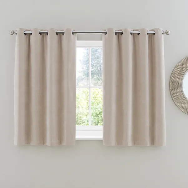 Chenille Blackout Eyelet Curtains - Image 6