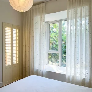 Colorful Swiss Dot Nursery Curtains