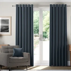 Dion Blue Elegant Curtain