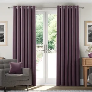 Dion Purple Elegant Curtain