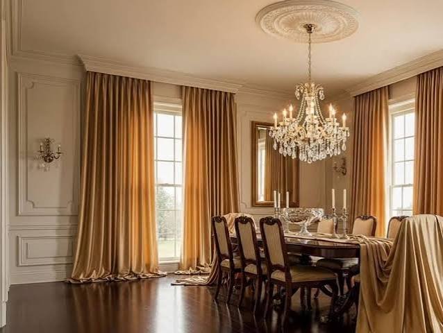 Dining Room Curtains With Fixit