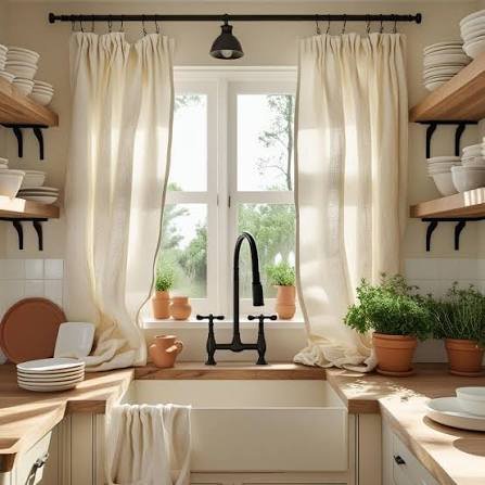 Functional Collection Of Kitchen Curtains