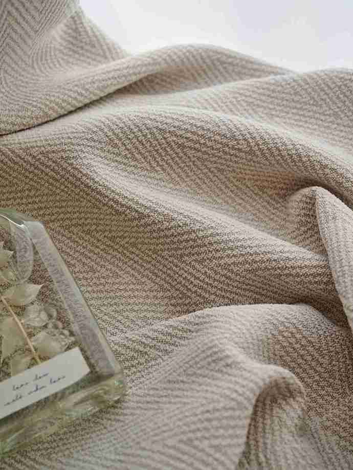 Herringbone Blackout Bedroom Curtains - Image 6