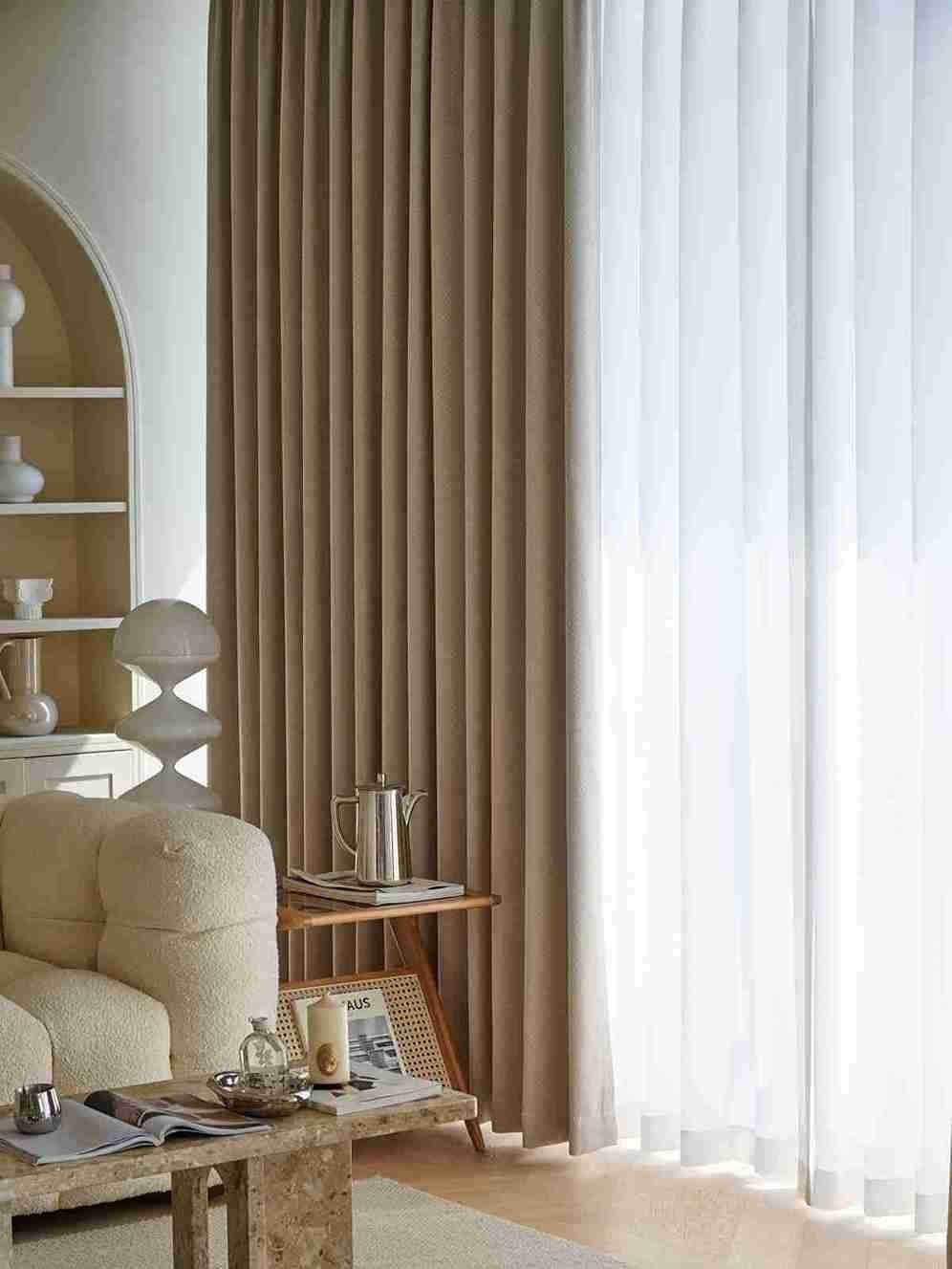 Herringbone Blackout Bedroom Curtains