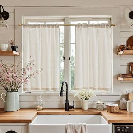 Kitchen Curtains Abu Dhabi Professionally Installed