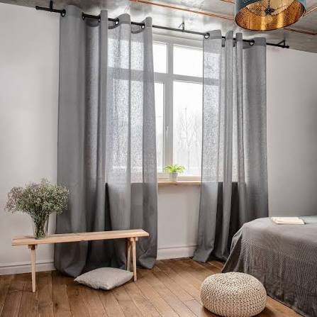 Linen Curtains Eyelet