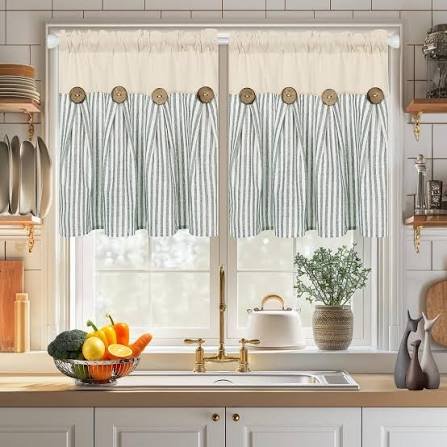 Linen Kitchen Curtains