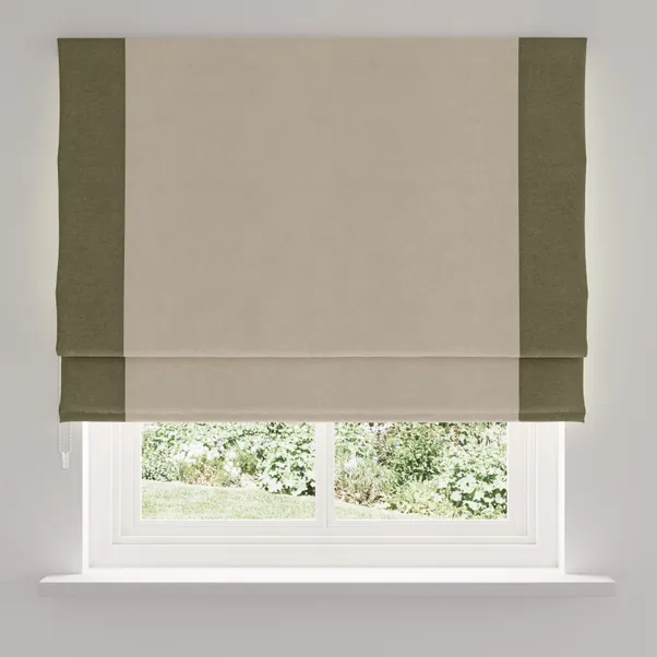 Luna Bordered Easy Chain Blackout Roman Blind - Image 4