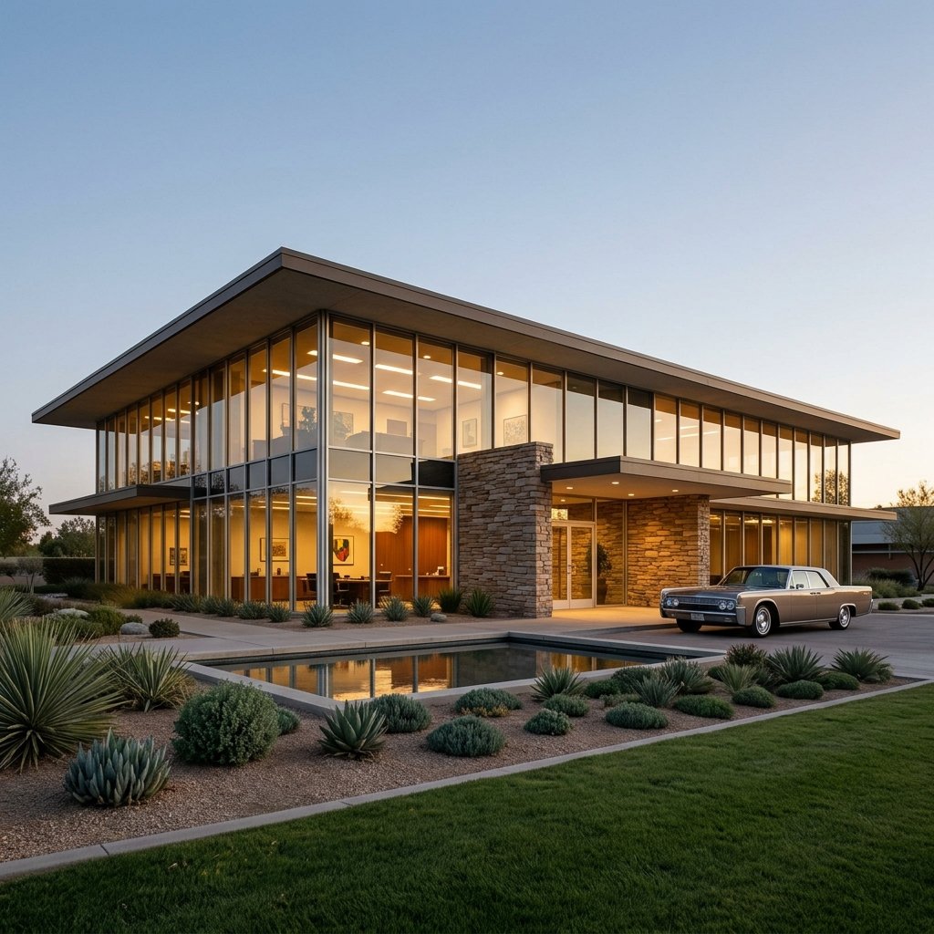 Mid-century Modern Offices