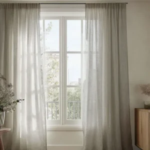 Molly Pebble Textured Curtain