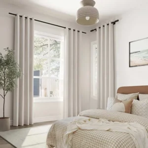 Pebble Blockout Eyelet Curtain Panel