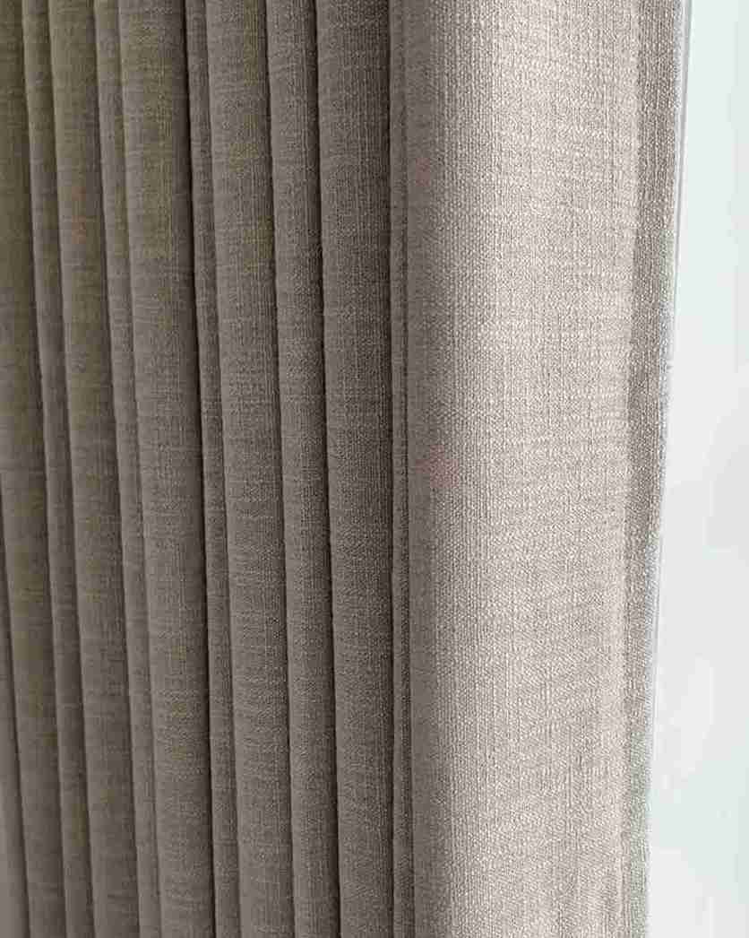 Premium Hunter Linen Light Blocking Curtains - Image 2
