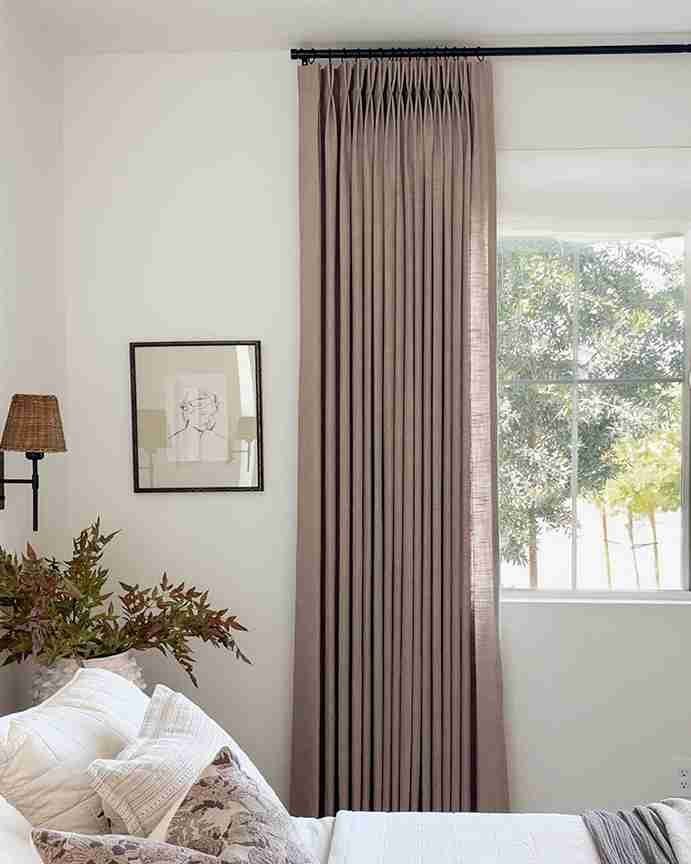 Premium Hunter Linen Light Blocking Curtains - Image 5