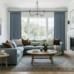 Pure Wool Pleated Curtain