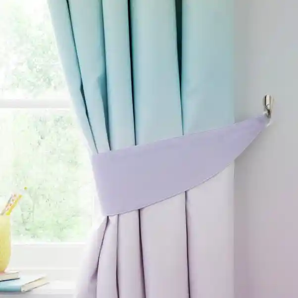 Rainbow Ombre Blackout Eyelet Curtains - Image 4
